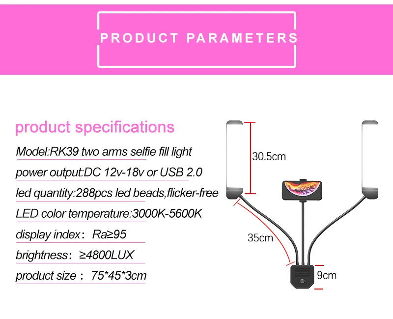 MAMEN Selfie Ring Light светодиодный приглушаемая Фотографическая подсветка для Youtube Studio Video Live потоковая камера DSLR Nikon Canon sony Make up кольцо с фотографией осветительная лампа с держателем для телефо