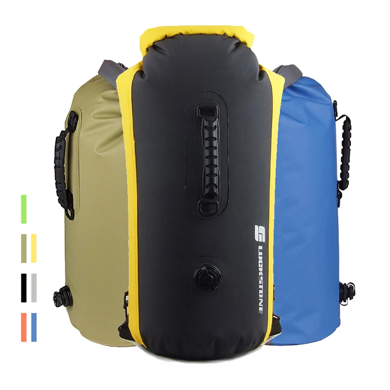 60L Inflate Waterproof Dry Bag Backpack Swimming Floating Duoy Bag Large Capacity Pool Beach Ocean Pack for Sports Swim