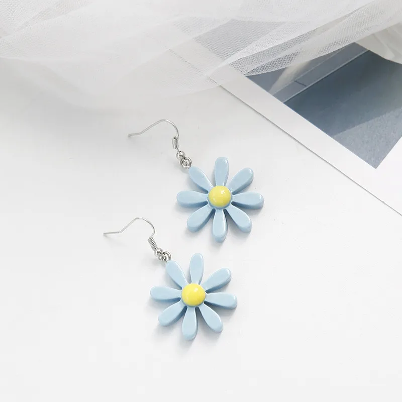 Серьги-гвоздики с опалом ORZTOON Комплект сережек для женщин и девочек