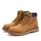 Военная обувь для мужчин; Мужские ботинки из натуральной кожи; Зимние винтажные уличные ботинки; 5 #1510d50