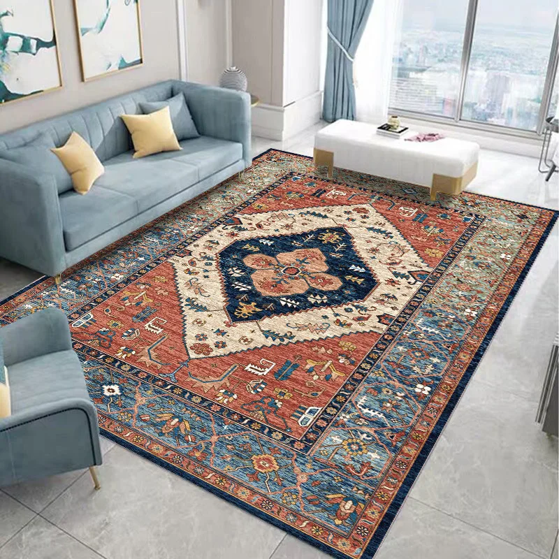 

Bohemia Persian Style Carpets for Living Room Bedroom Non-Slip Area Rugs Boho Morocco Ethnic Door Mats Gypsy Home Decor Salon