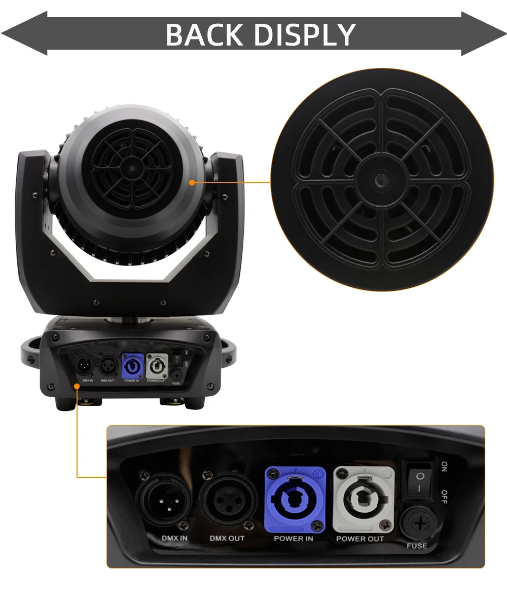 Flycase Lyre LED Zoom движущаяся головка 19x15 Вт Луч мытье света RGBW 4 в 1 5 60 градусов цветное