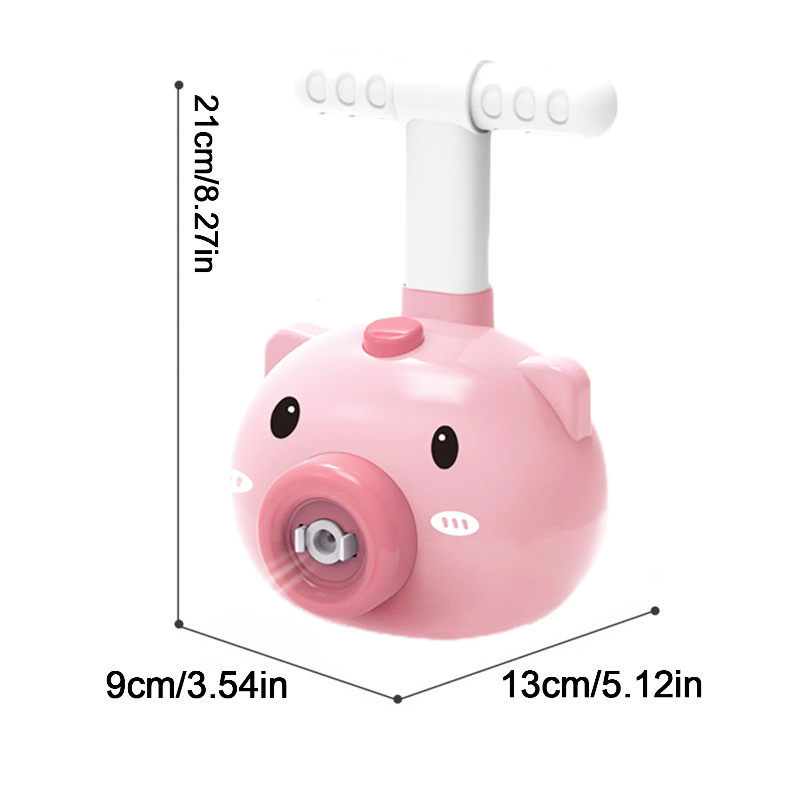 

Powerful Flying Piggy Powered Balloon Car Rocket Flying Weather Ball Car Balloon Inertia Powered Balloon Car Toy With Launch Tow