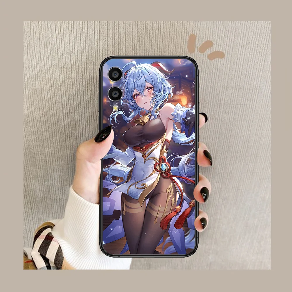 

genshin impact ganyu Phone Case Cover Hull For HUAWEI honor 8 8c 8a 8x 9 9a 9x V10 MATE 10 20 I lite pro black Cell Pretty Prime