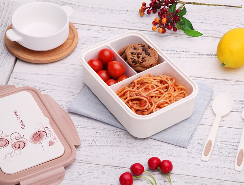 Microwavable Ланч-бокс для детей, пищевой Бенто-бокс, контейнеры для еды, герметичные, для хранения еды, переносная коробка, Новинка