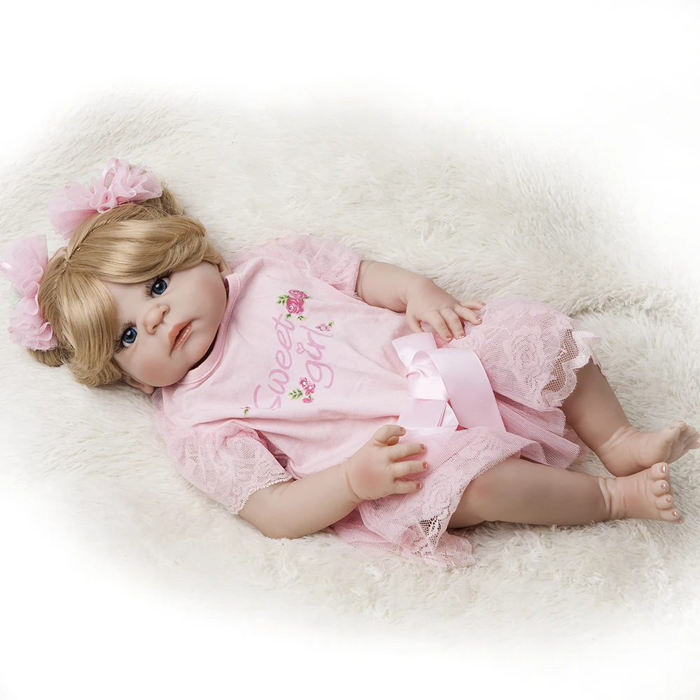 Feelwind Реалистичная полностью виниловая кукла для новорожденных настоящая