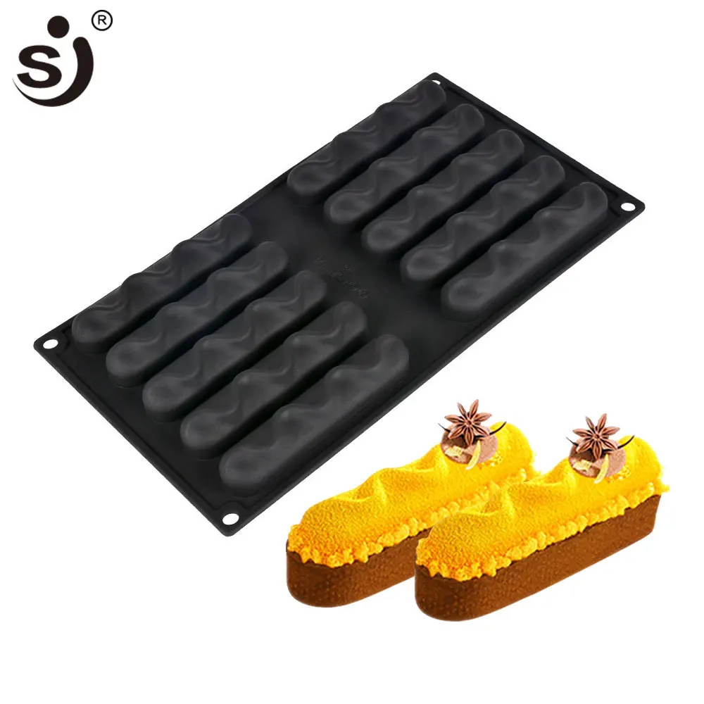 SJ силиконовая форма для тортов с черным муссом выпечки 3D тортов|Формы тортов| |
