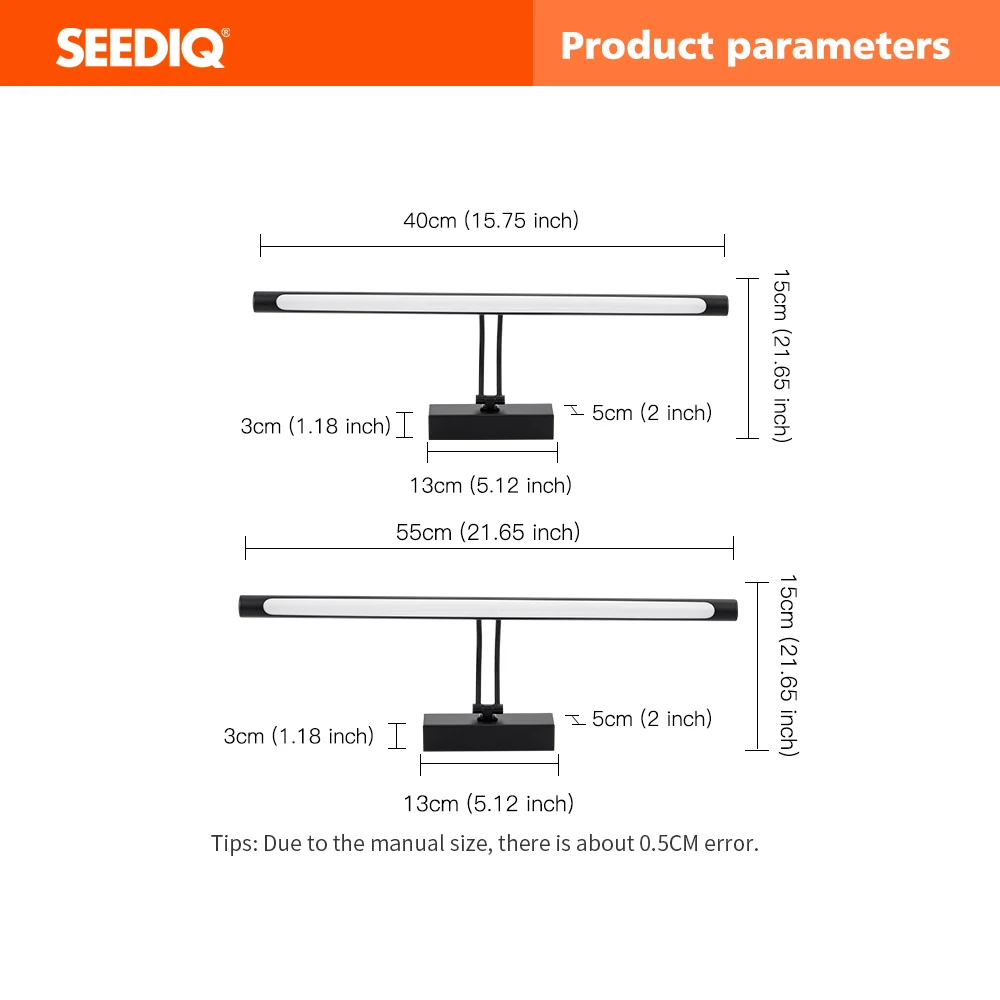 Светодиодный настенный светильник в скандинавском стиле 8 Вт 40 см 12 55 90-260 В