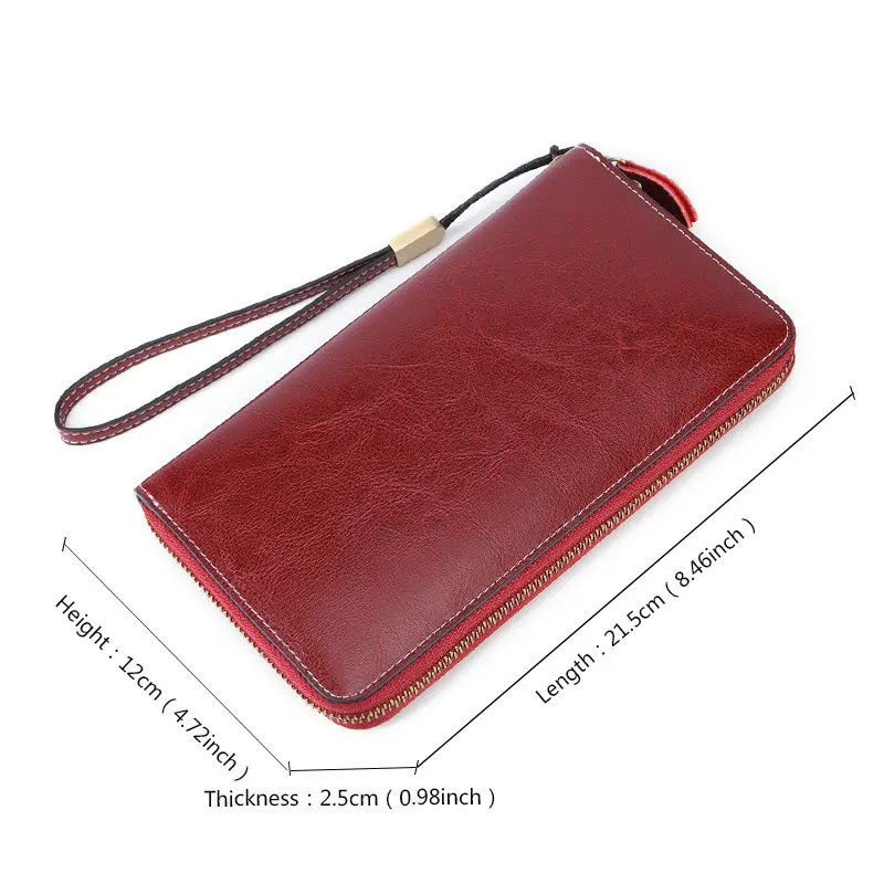 GENODERN новый женский кошелек из натуральной кожи женские кошельки большой