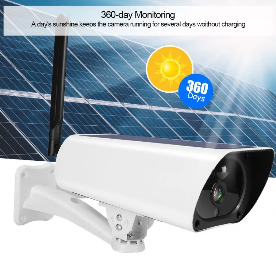 Camaras de seguridad 1080P IP камера водонепроницаемая 4G видеонаблюдения с солнечным ночным