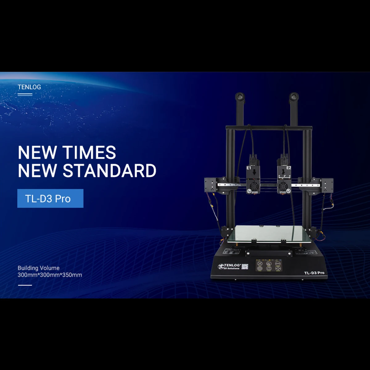 TENLOG TL D3 Pro 3D принтеры независимых двойной экструдер полностью закрытый корпус с