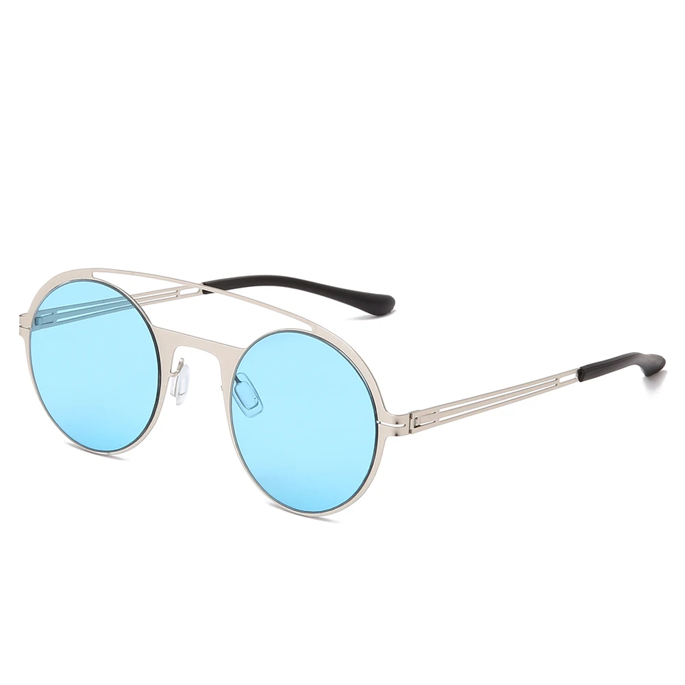 Солнцезащитные очки унисекс круглые с защитой UV400 | Аксессуары для одежды