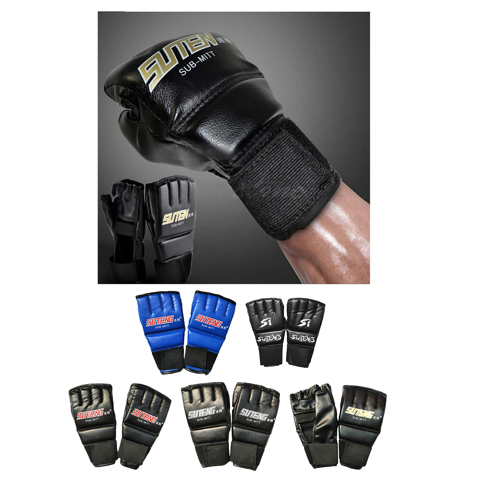 

Тренировочные Перчатки Muay Thai, боксерские перчатки, боевые спортивные митенки для взрослых и детей