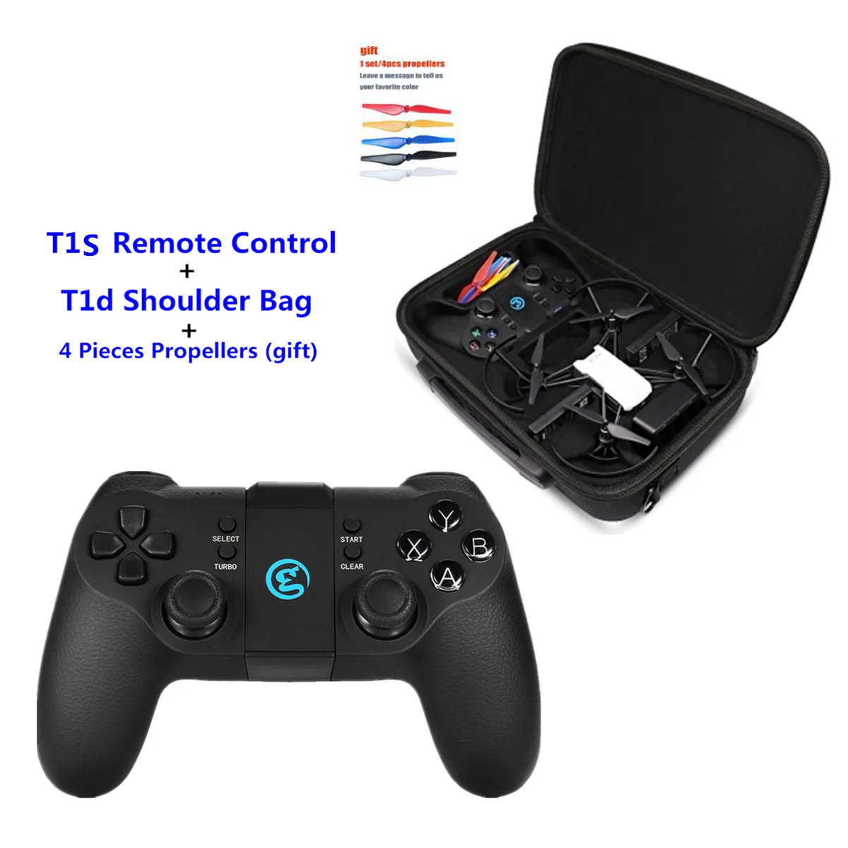 

Tello Drone и Gamesir T1S сумка через плечо + Tello Drone GameSir T1S пульт дистанционного управления джойстик