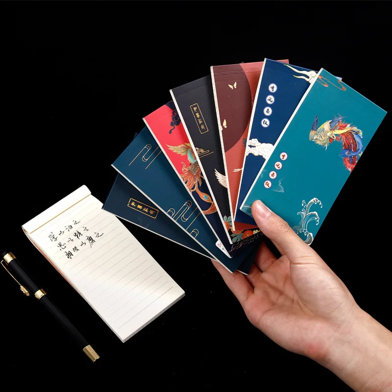 48 шт./компл. Винтаж Блокнот кран Феникс Творческий китайские стили работы