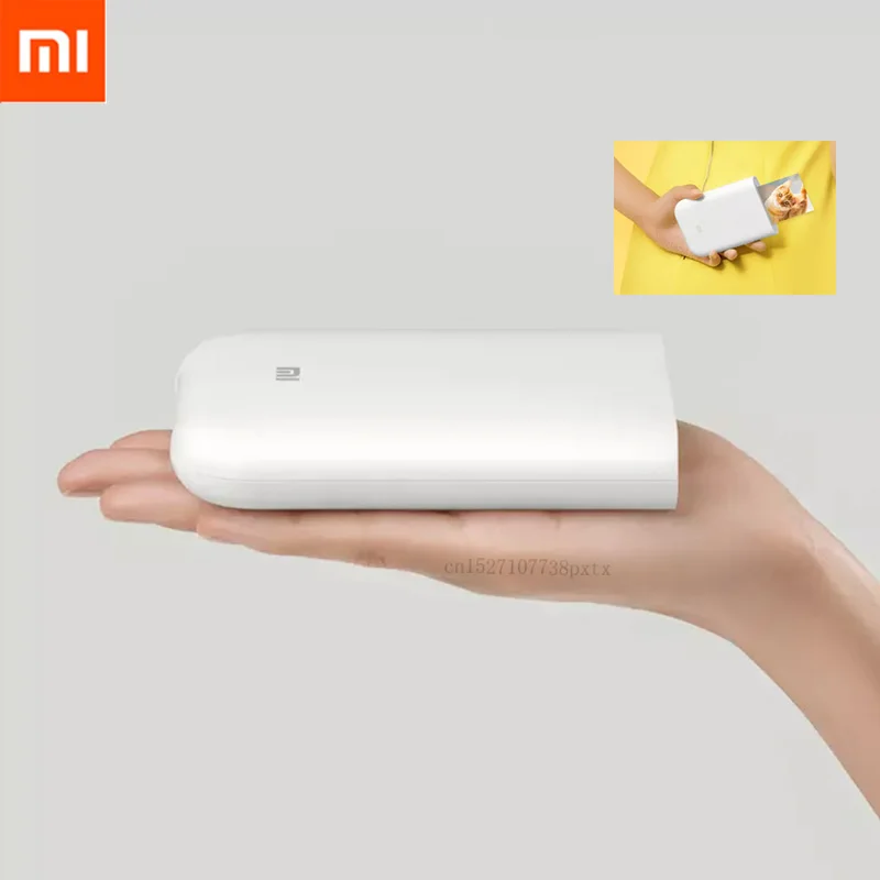 Новый Xiaomi Mijia AR принтер 300 точек/дюйм портативный фото мини карман с поделками 500