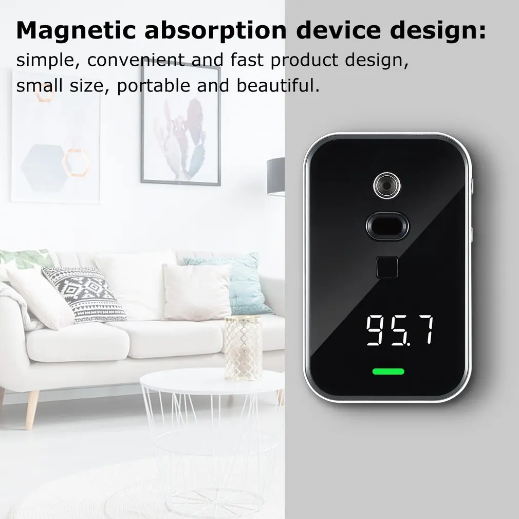 Умные часы для здоровья тестер температуры тела в черной коробке инфракрасный