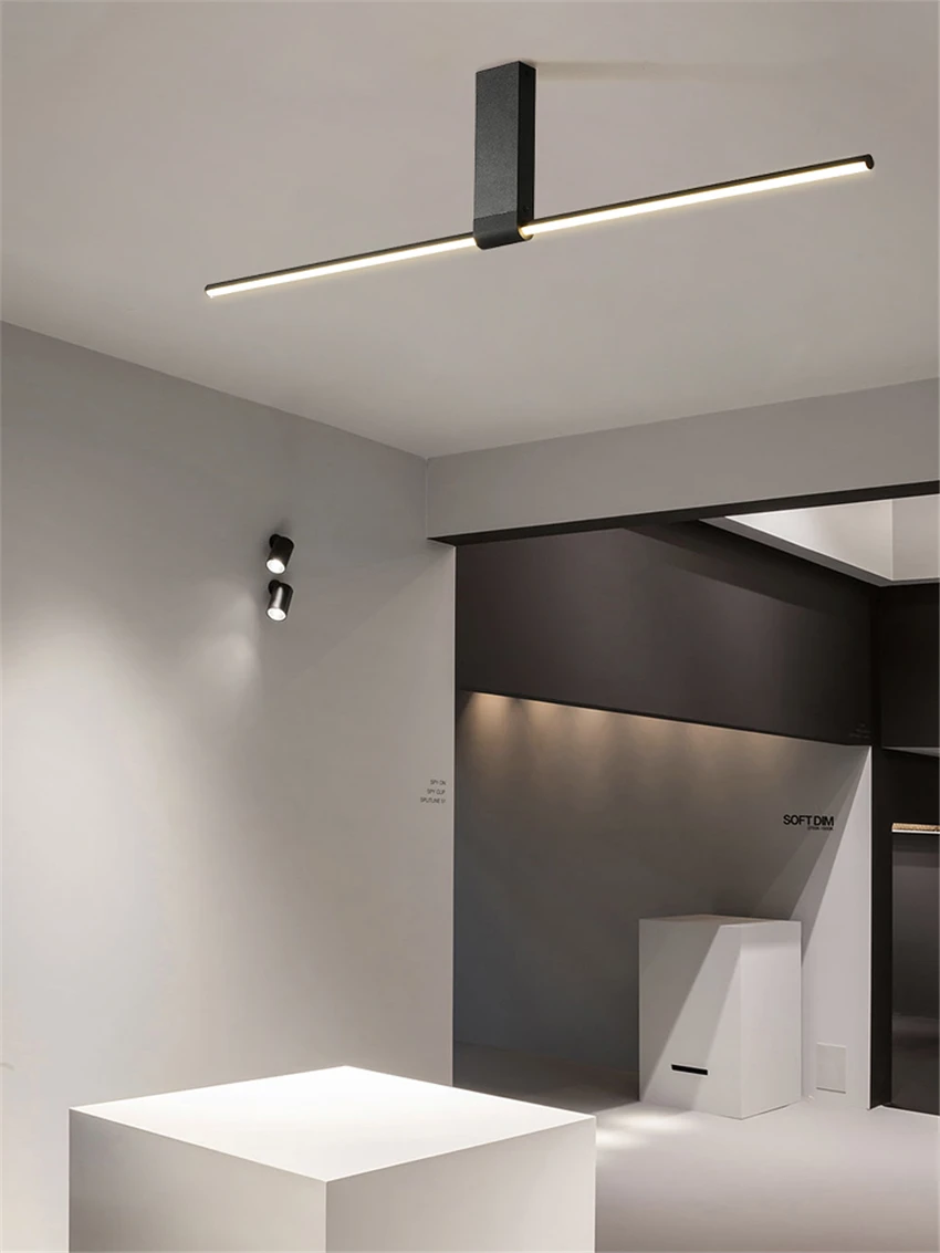 Скандинавские светодиодные потолочные светильники золотого цвета акриловые