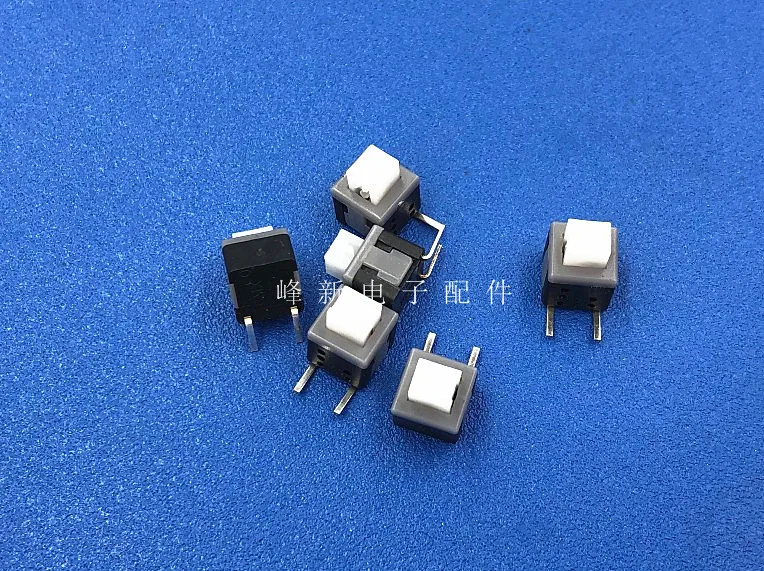 90° curved foot small miniature self-locking key switch 2 foot light touch button with lock switch     50PCS -1lot