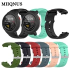 MIIQNUS Модный мягкий силиконовый ремешок для часов классический красочный тонкий спортивный браслет ремешок для Huami Amazfit Verge 3 (A1801)