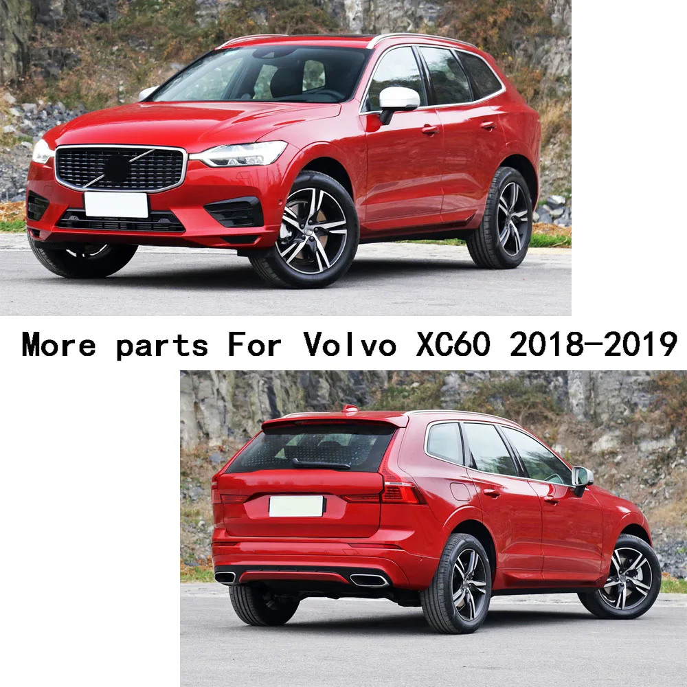 

For Volvo XC60 2018 2019 2020 Car Styling Body Cover Protect Detector Stick Frame Lamp Trim ABS Chrome Door Handle Holder Parts