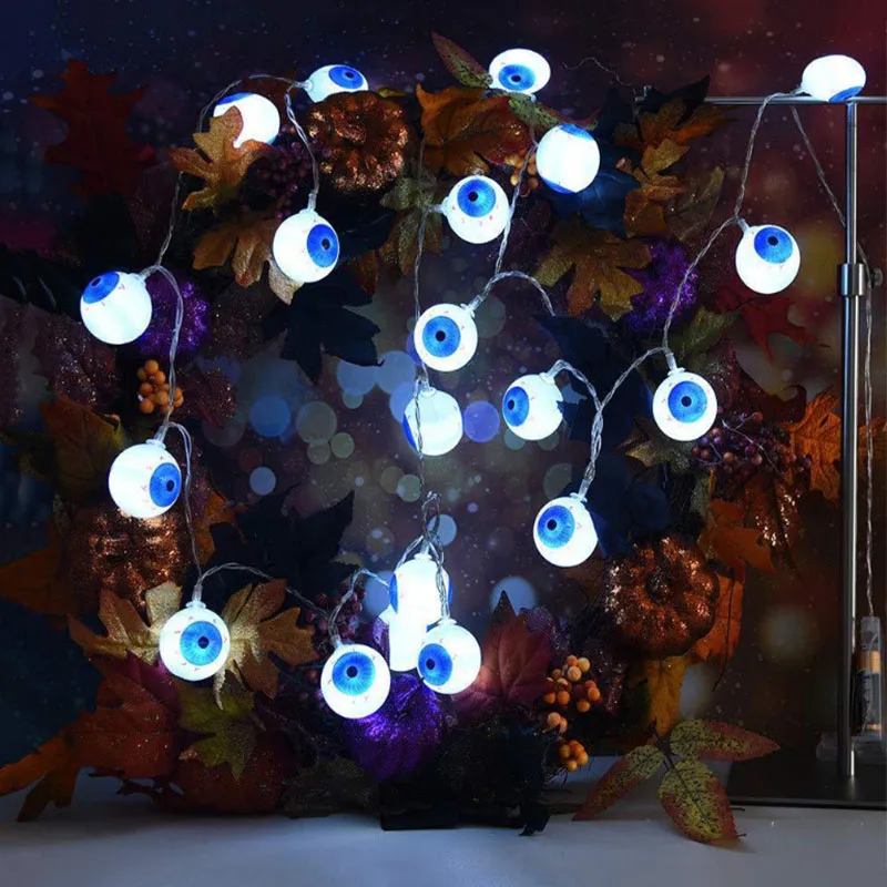 

Хэллоуин, Лидер продаж, светодиодный ночсветильник призрачный глаз, декоративная лампа, Рождественское украшение для двора, праздника, фон...