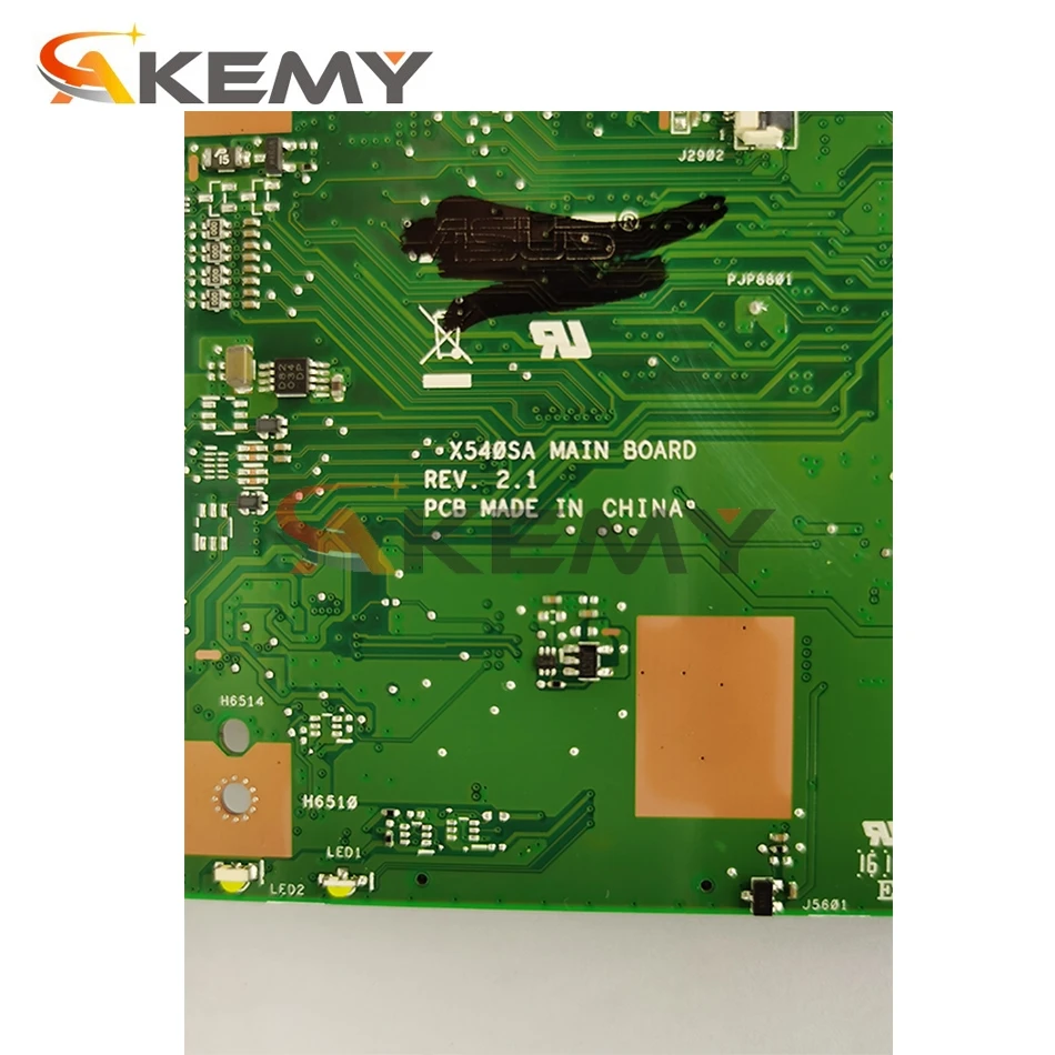 akemy x540sa laptop motherboard for asus vivobook x540sa x540saa original mainboard 8gb ram n3710n3700 free global shipping