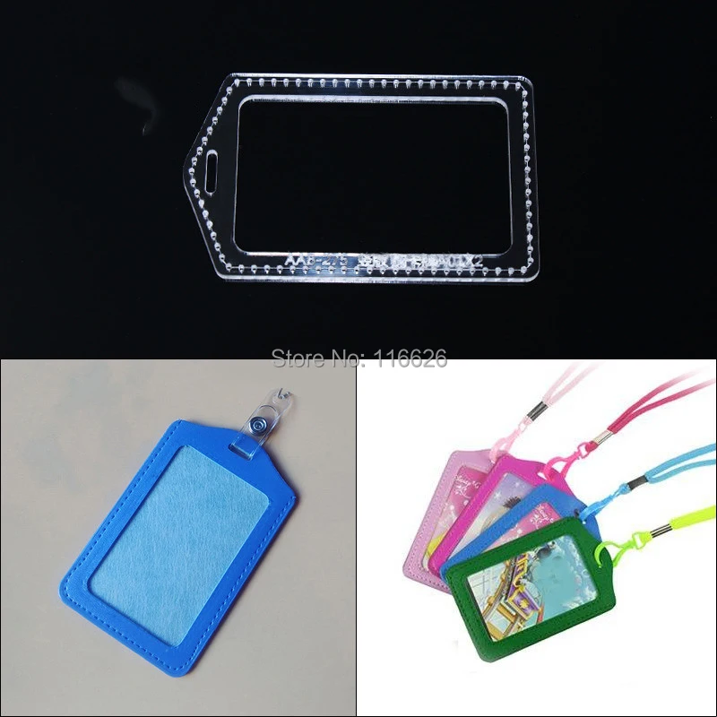 DIY кожаный держатель карты сумка акриловый шаблон набор узоров трафарет | Дом и