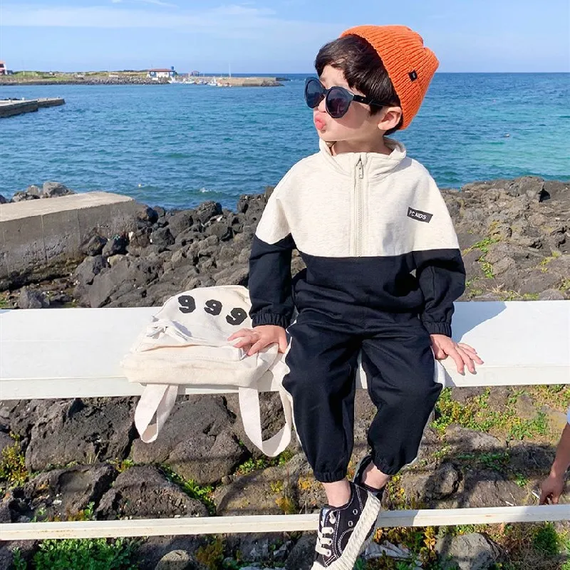 

Children Boy's Clothing Set 2021 New Baby Little Boys Outfits Kids Patchwork Tracksuit Sportwear Sport Suit 1 2 3 4 5 6 Years