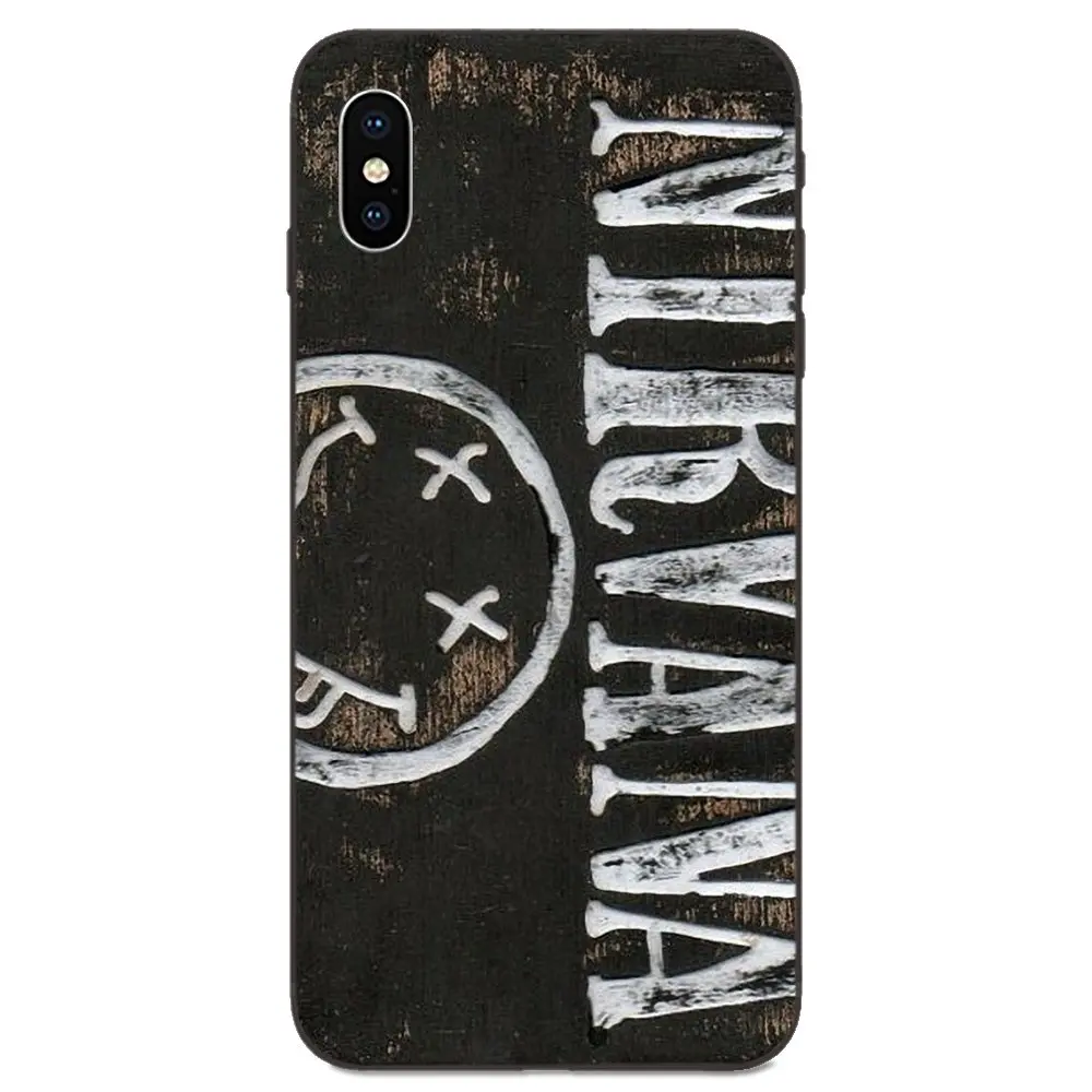 Fashion Music Band Nirvana Logo For Galaxy A3 A5 A6 A6s A7 A8 A9 A10 A20E A30 A40 A50 A60 A70 A80 A90 Plus 2018 | Мобильные телефоны