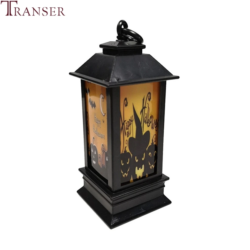 Transer винтажный черный фонарь для Хэллоуина внутреннего и наружного декора дома