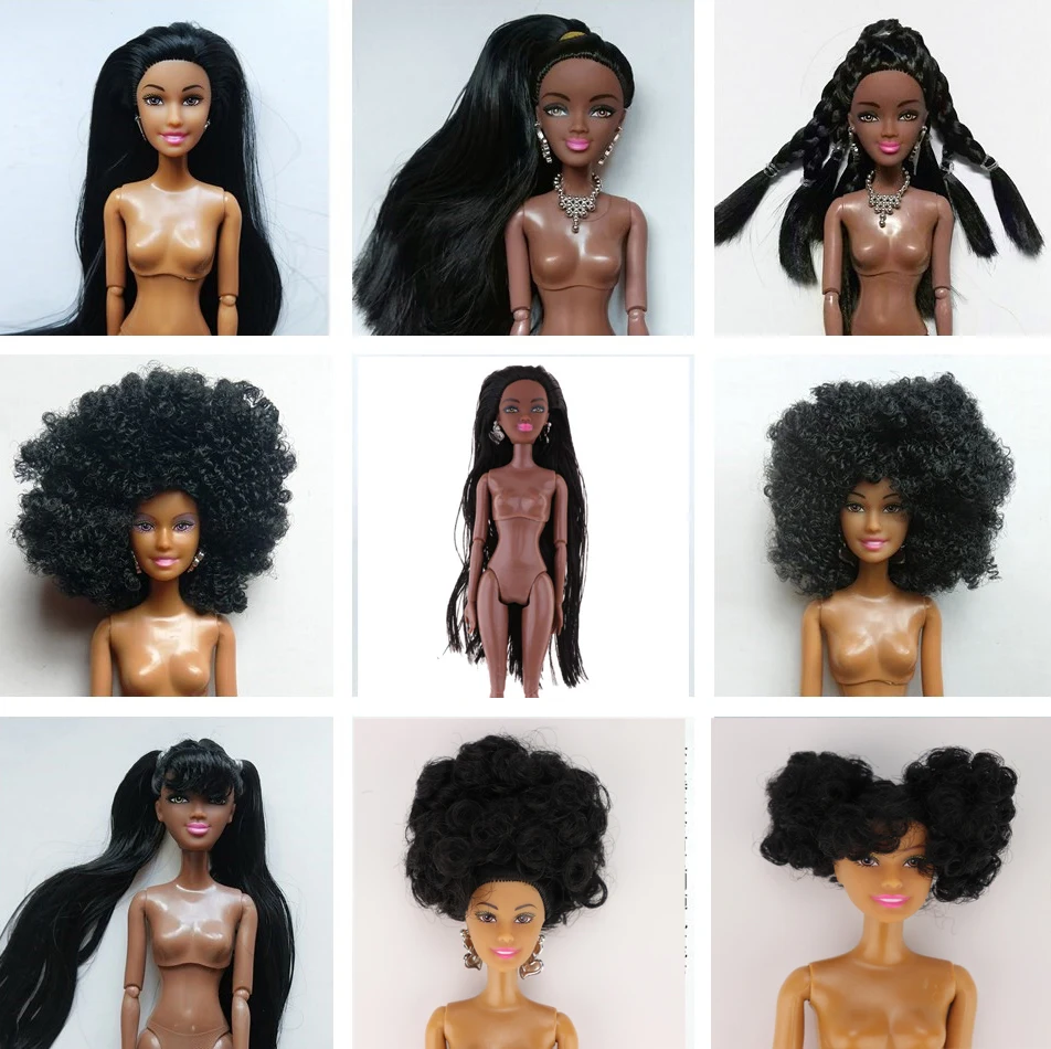 1 шт голова куклы 1/6 Африка черный для кукла длиной 30 см аксессуары DIY подарок