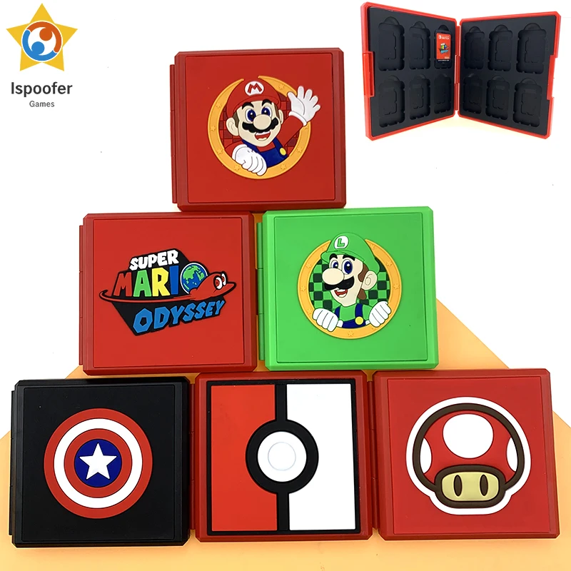 5 цветов для NintendoSwitch Lite NS Премиум чехол хранения игровых карт защитный жесткий