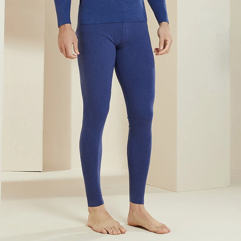 

SHUCHAN Mens Tight Underwear 52% Regenerated Cellulose Warm Leggings Winter Soft and Warm Pajamas for Men Long Johns Leggings