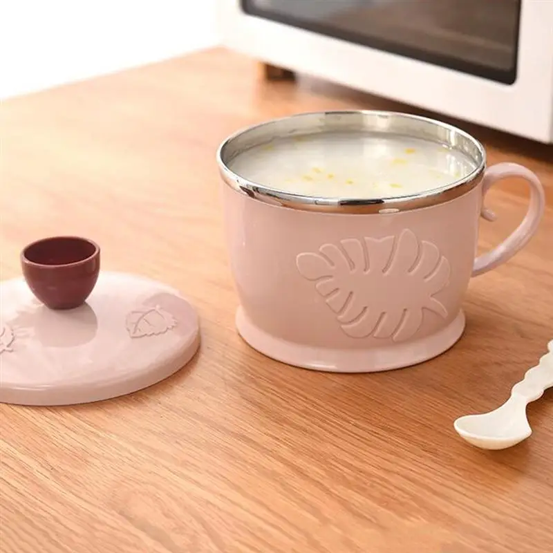 Большой емкости контейнер для еды Изолированная коробка двухслойная