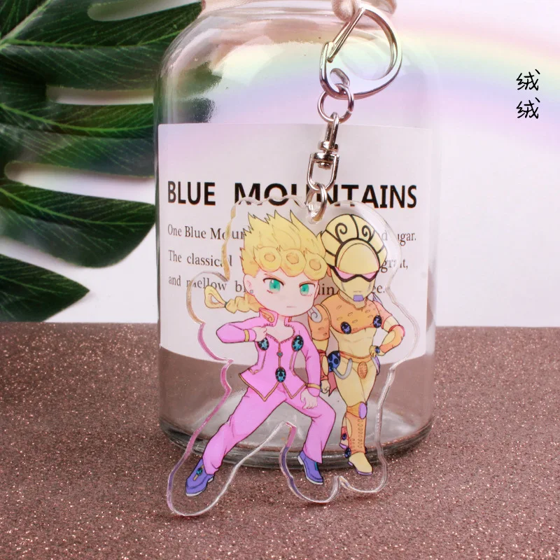 Аниме Jo Необычные Приключения акриловый брелок Kujo Jotaro Joseph Joestar Бруно Bucciarati милый забавный мультфильм подвесные брелоки подарок