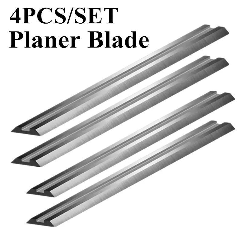 

82x5.5x1.1mm Electric Planer Blades Reversible Wood Planer Knife for Woodworking Machinery Parts Woodworking Power Tools 4Pcs