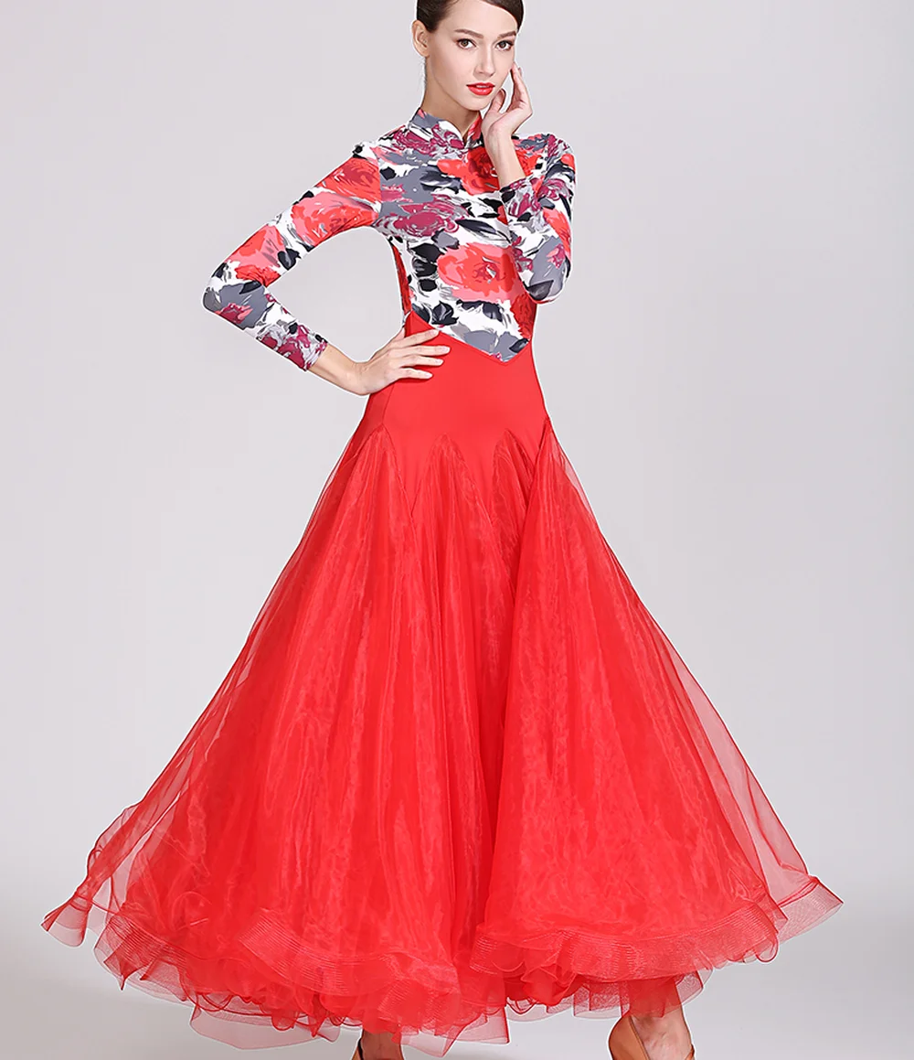 Новинка Платье для бальных танцев латинского Танго стандартное платье модное