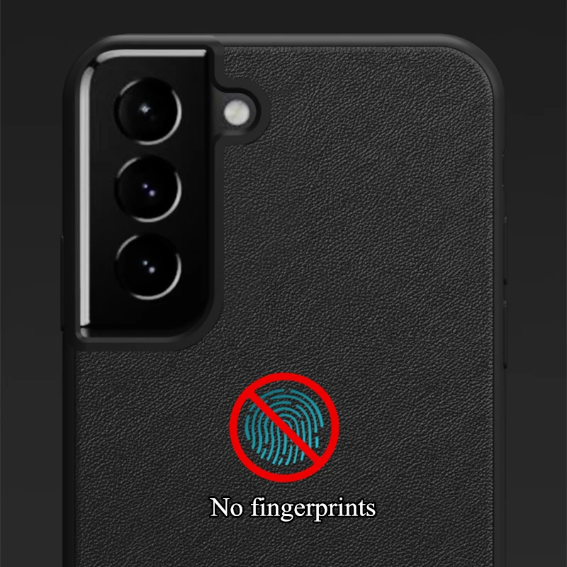 

Luxury plain leather Case for Samsung Galaxy S21 Ultra S20 FE S10 Plus Note 20 10 Pro Soft edge Surface cortex Case Cover on S21