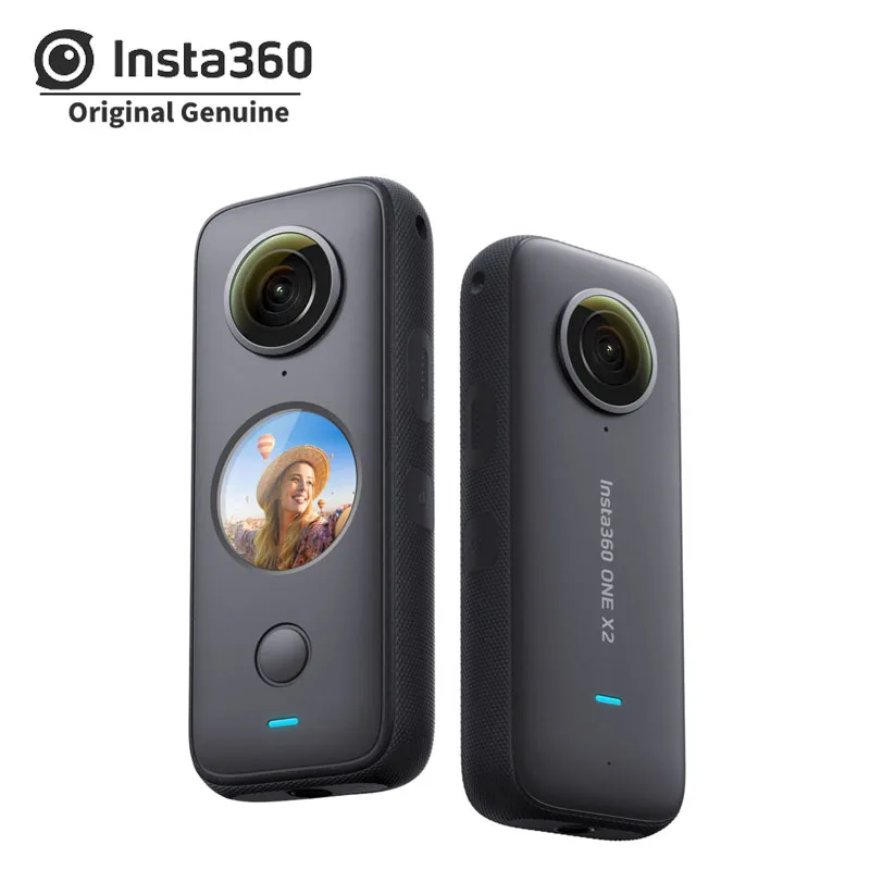 للبيع العلامة التجارية الأصلية 5.7K فيديو مقاوم للماء الرياضة فلوستات عمل الكاميرا Insta360 واحد X2