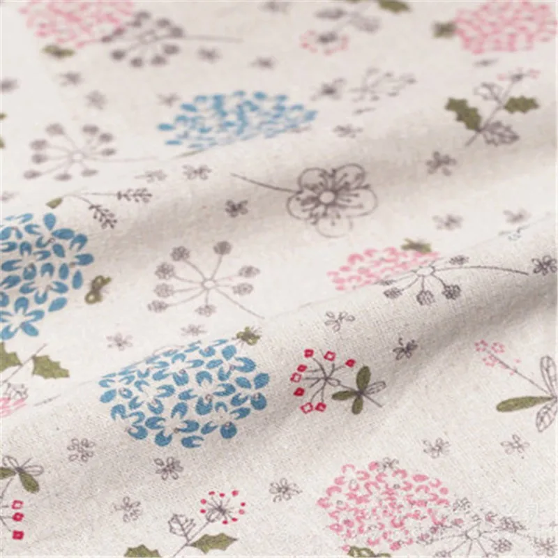 100*150 см ручная работа Сделай Сам льняная цветная Одуванчик Льняная Ткань Хлопок