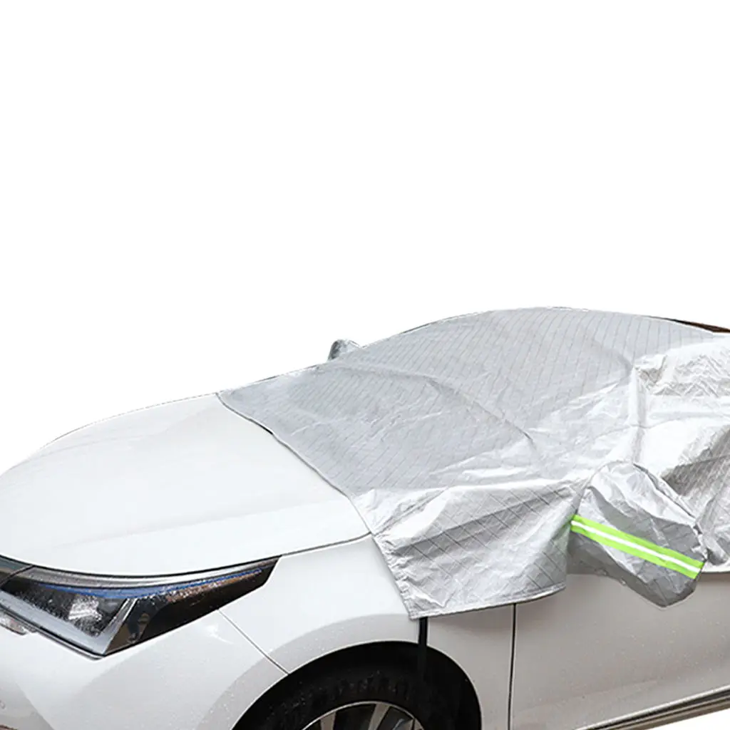 

Автомобильный чехол на лобовое стекло, снежное покрытие, защита от льда, Солнцезащитный чехол с отражающими ушками, подходит для седана AP4269