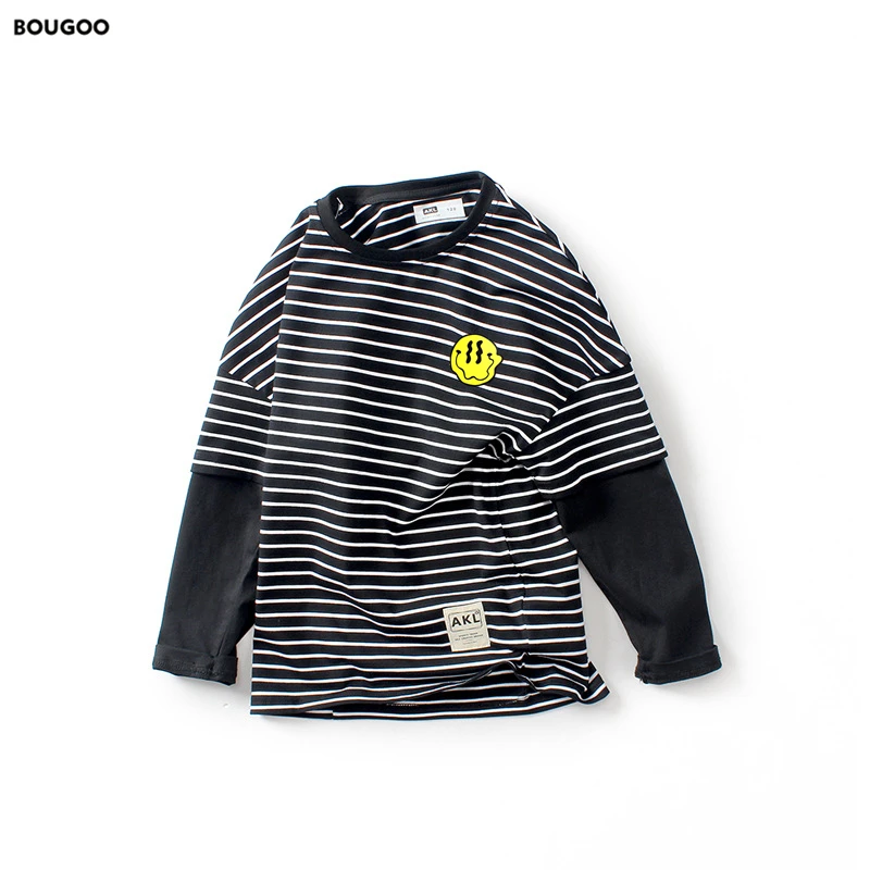 

Children's T-shirt 100% Cotton Children's Tops Boys and Girls T-shirts Long Sleeve T-shirts Children's Clothing 2021 New
