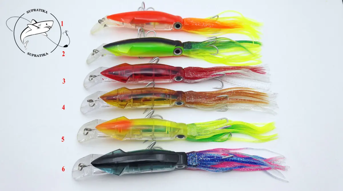 Приманка-Осьминог для рыбалки на открытом воздухе 140 мм/40 г жесткая приманка