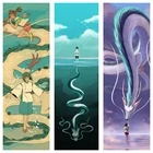 Алмазная 5D картина сделай сам, мультяшная девушка с драконом, бархатная, полностью квадратная, круглая, AB, смола, Набор для вышивки, мозаика ручной работы