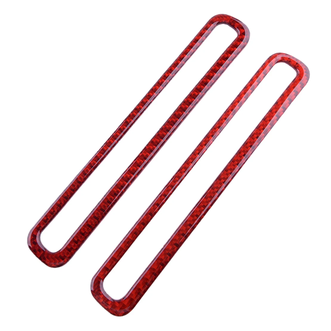 

2 шт./компл. Автомобильная красная крышка из углеродного волокна для вентиляционного отверстия двери отделочная рамка для декора подходит д...