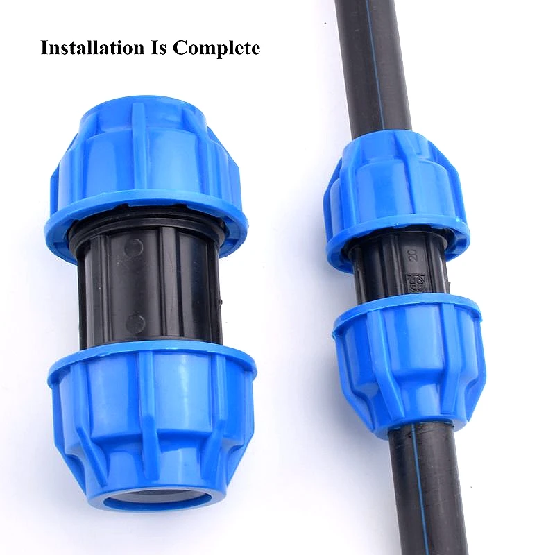 Прямой быстроразъемный соединитель PE для сельского хозяйства теплицы садовых