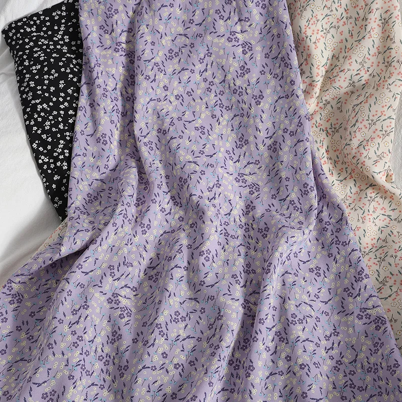 

Fashion Summer chiffon beach Print skirt all-match high waist sweet floral skirt for womens Korean midi long vintage skirt