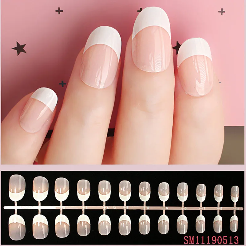 24 шт./компл. поддельные накладные ногти Топы отделка Для летних вечеринок для