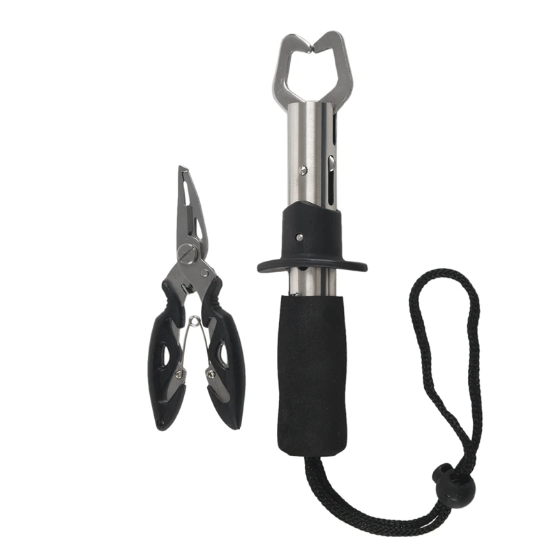 

Stainless Steel Fish Grips Control Fish Clip Multi-Function Fishing Pliers Fishing Tools Set